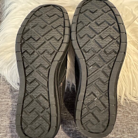 LL Bean Black Storm Chaser Tek 2.5 Slip On Duck Shoes Womens 9 Waterproof Boots - Picture 7 of 7